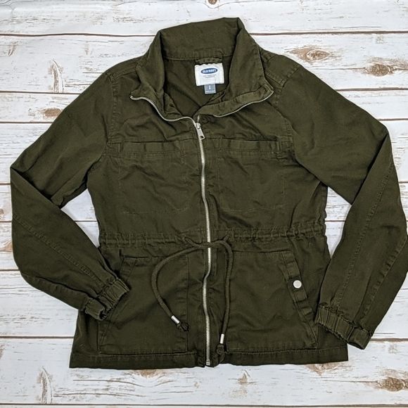 Old Navy Jackets & Blazers - Old Navy Army Green Utility Jacket Women's Small
